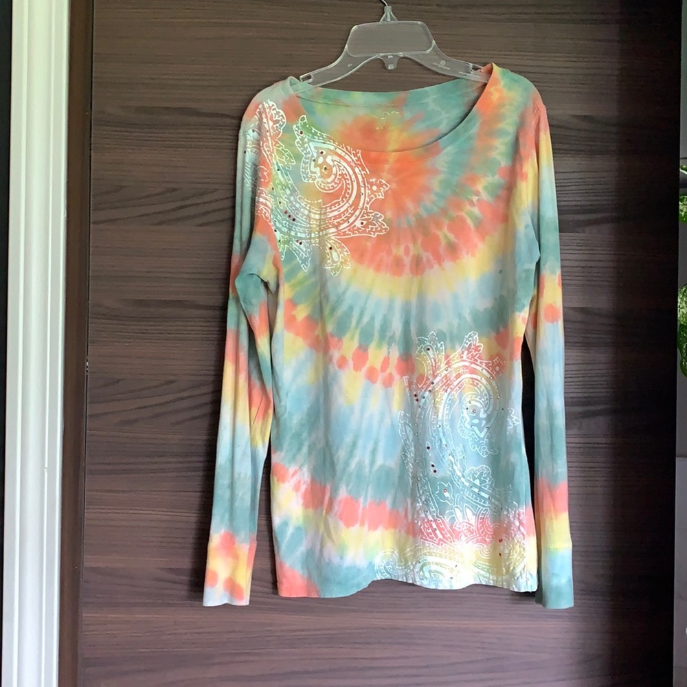 Bohemian Tie Dye long sleeve shirt